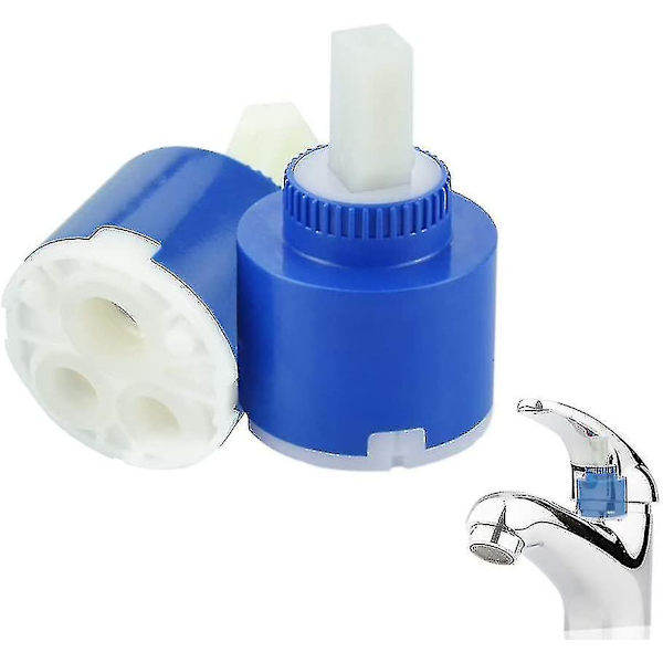 2 stk. Keramiske Blandingsbatteri Patroner 40mm Blandingsbatteri Patron Keramisk Patron