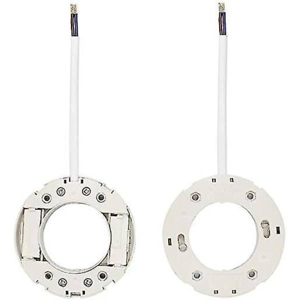 2 pakke Gx53 base lampeholder kontakt Overflate fitting socket