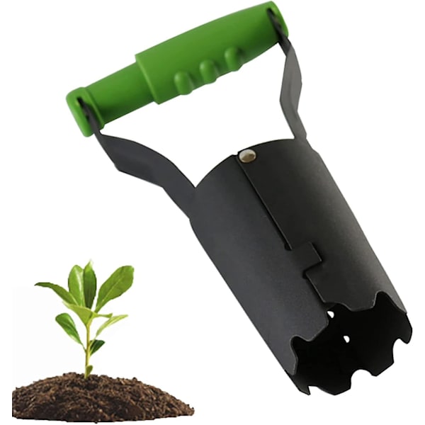 Hagepæreplanteringsverktøy for å grave/fylle hull, pæretransplanter, atomisk planting, jordfri