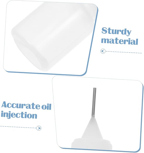 12 st DIY halv-nålsapplikatorflaskor 10 ml 5 ml limdispenser klämflaskor