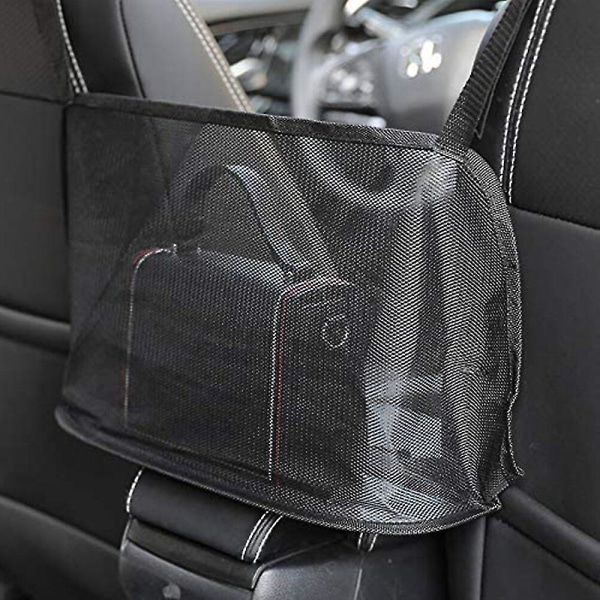 Bil Netlomme Håndtaskeholder Mesh Organizer Sæder