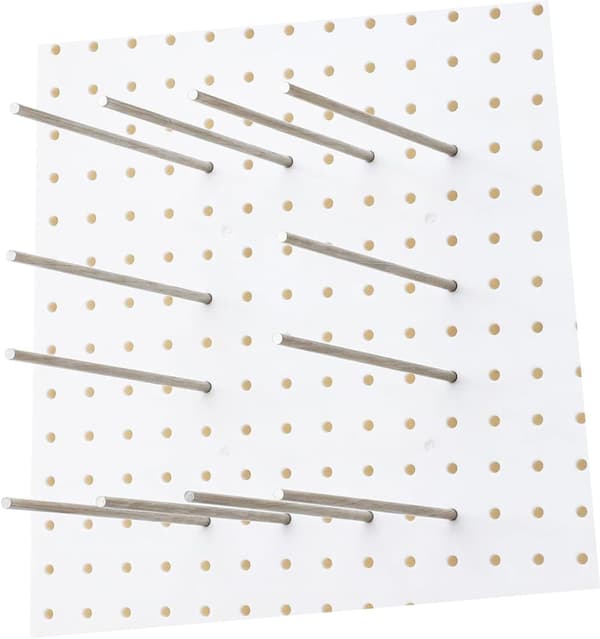 12 stk blokkeringspinner i rustfritt stål, heklestenger, strikketilbehør, metallplugger