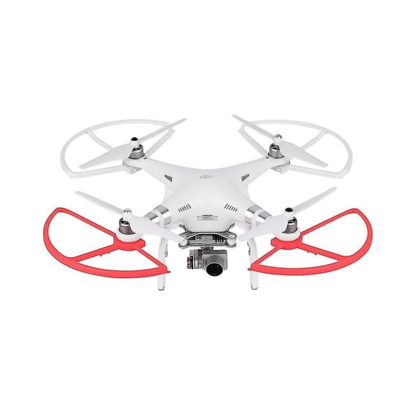 Avtagbara Propeller Skydd Bumper Phantom 3 Röd