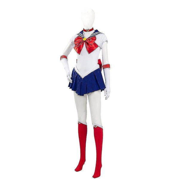 Sailor Costume Uniform Outfit Sæt S