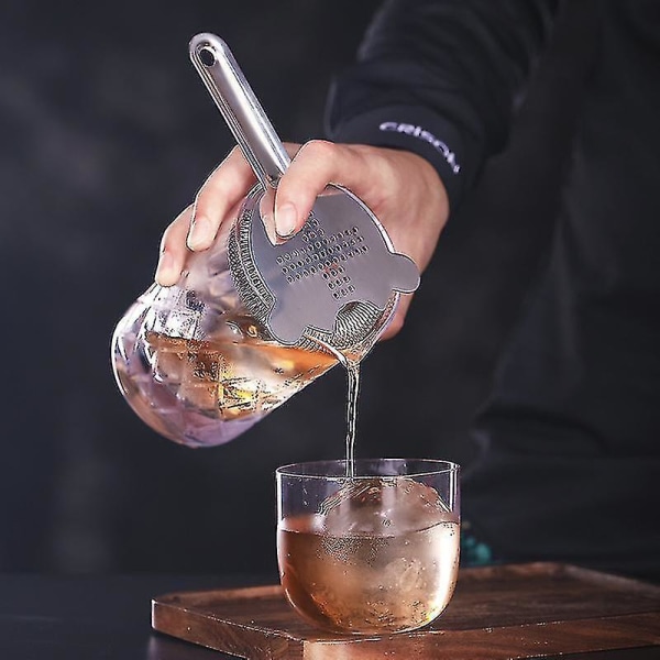 Ruostumaton teräs Cross Ice Filter Cocktail Wine Tool