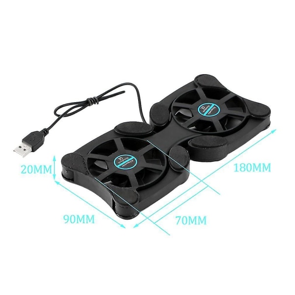 USB Mini Bläckfisk Notebook Fläktkylare 14 Tums Laptop