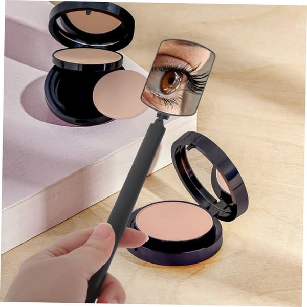 Håndholdte øjenvippespejle til vippeextensions Vippeextension Hjælpespejl Bærbart Make-up Værktøj Sammenfoldeligt Design
