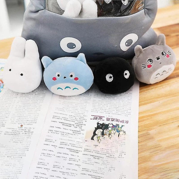 8 stk/parti tegneserie plyslegetøj Kawaii pudedukker fyldte Totoro børnegaver|plyspuder