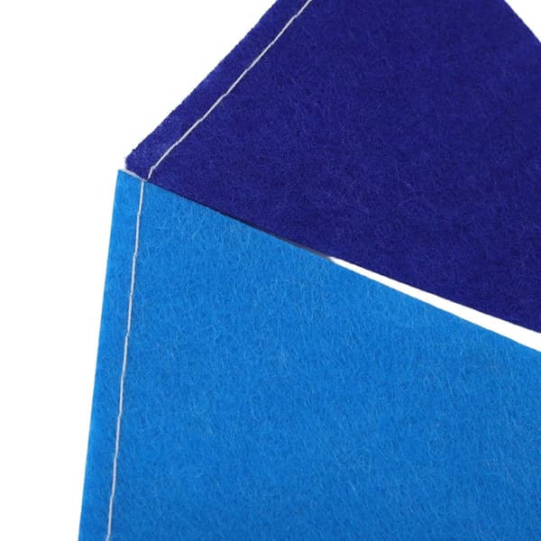 2 stk trekantet vimpelbannerflagg blå mini hengende vimpelflagg f
