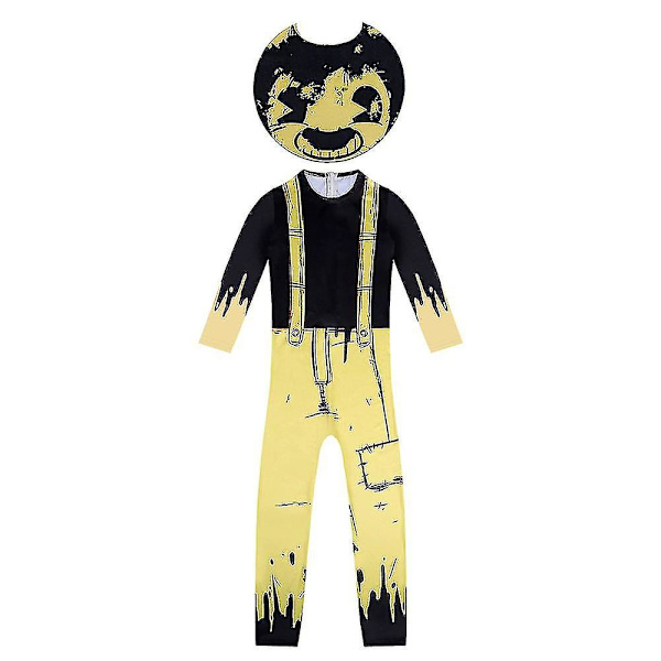 Bendy And The Ink Machine Kostume Børne Flot Outfit 9-10 Years