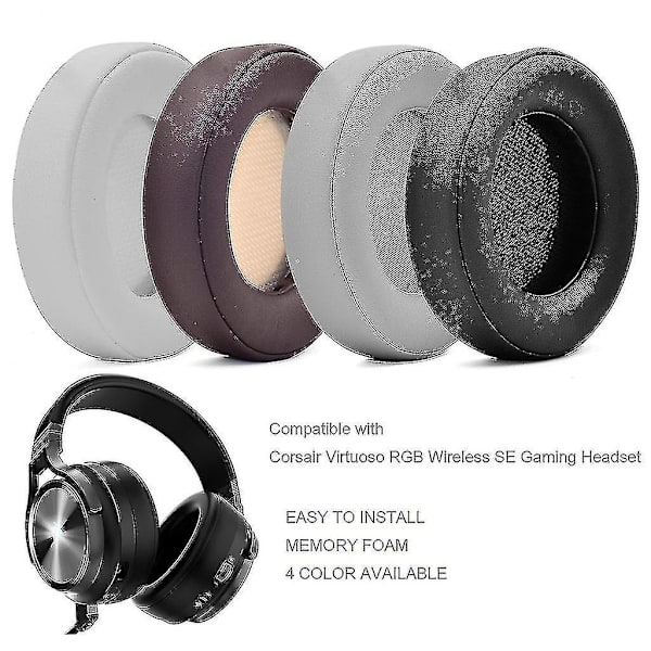 Ersättningsöronskydd för Corsair Virtuoso A-yuhao Grey