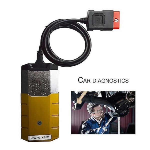 TCS CDP Pro OBD2 Bluetooth-skanner Guld Spänningstestare