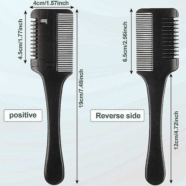 Razor Kam Skarpere Hårkam Frisør Razor Kam Hårklipp Razor Kam