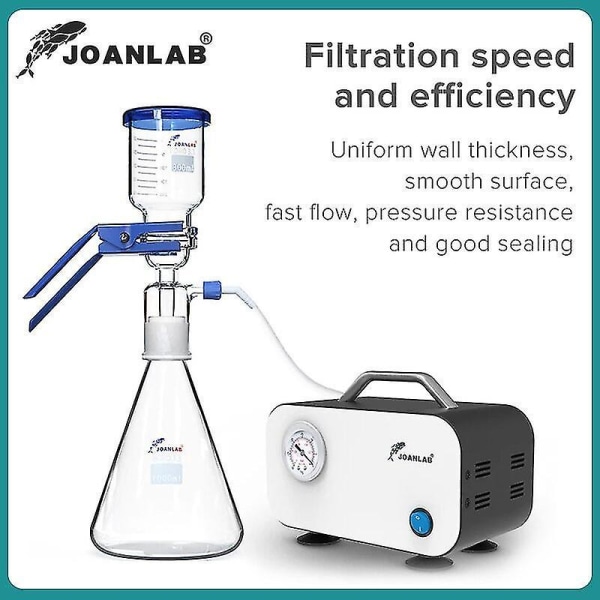 1000 ml Vakuumfilterapparat Lab Filterkolv Utrustning