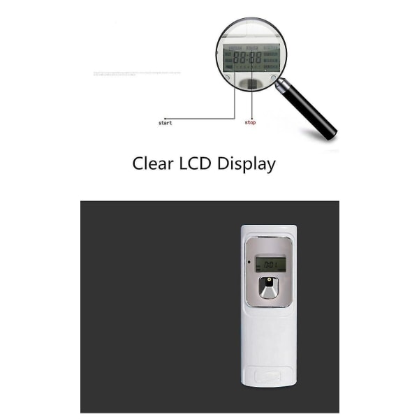 Automatisk LCD Doft Sprayer Aerosol Dispenser Home Hotel