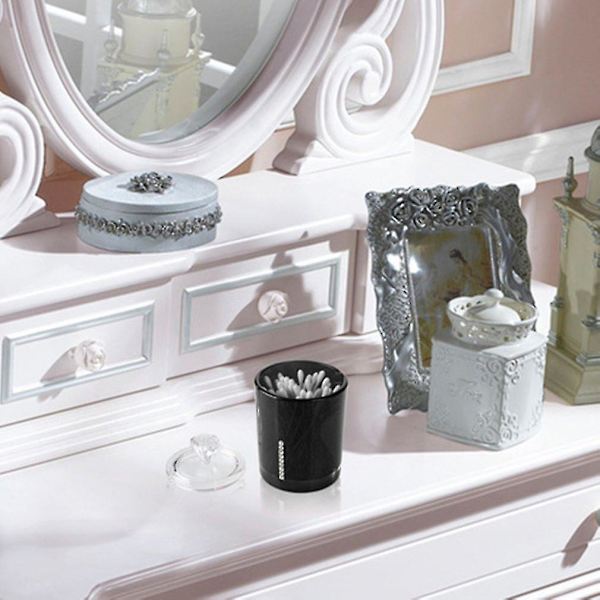 Transparent Akryl Opbevaringsholder Bomuldspindboks