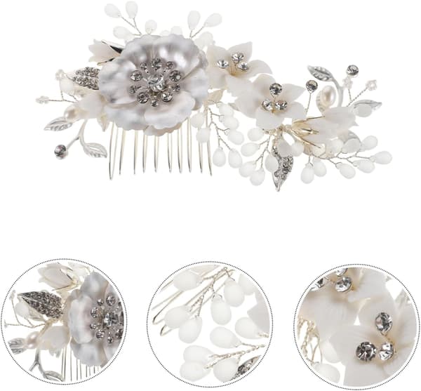 Elegant Strass Bröllopshårprydnad för Bruden Tidlösa Håraccessoarer