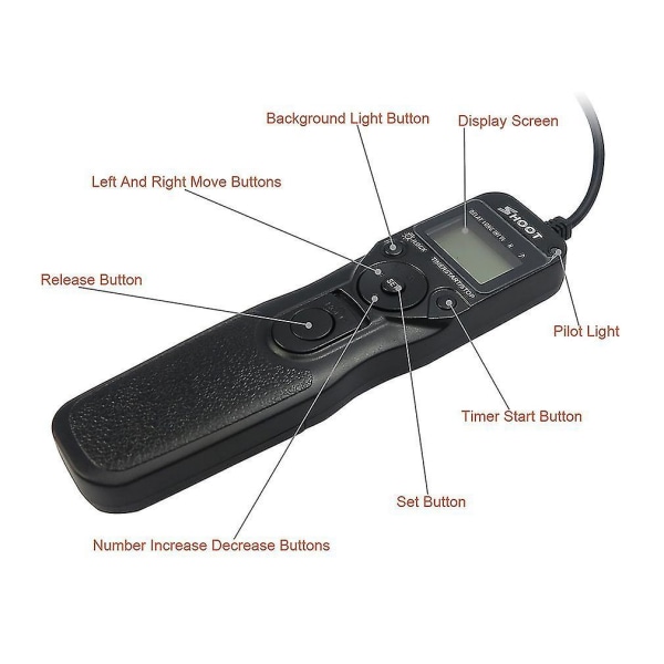 Kuvaa RS-60E3 Timer Remote Control Shutter for Canon