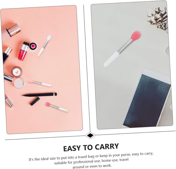 9 stk. silikone læbebørste Kreativ makeup læbestiftbørste Professionel makeup læbeske