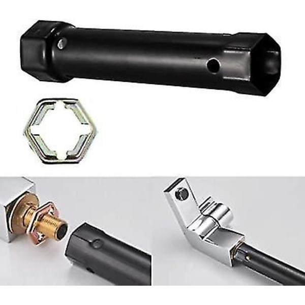VVS-verktøy Tap Backnut Spanner Basin Wrench Toalett Vask