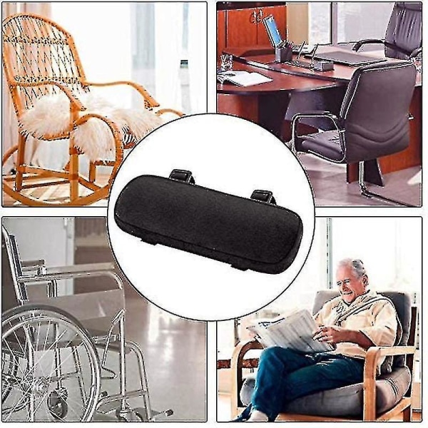 2 stk polstrede armlene-puter med justerbare stropper