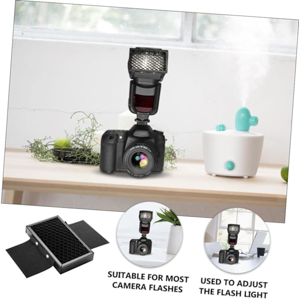 Metallmateriale Flash Diffuser Honeycomb Grid for Flash Softbox Belysning for Fotoentusiaster