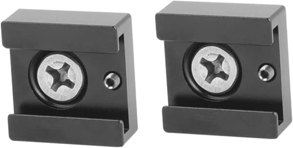 2 stk. Cold Shoe Mount Adapter Quick Release Beslag til Kamerablitz Stativ Kompatibel