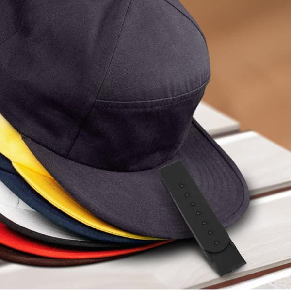 12 stk. justerbar plasthette-stropp Snapback-spennestropp for reparasjon av baseballcapser, reservedeler
