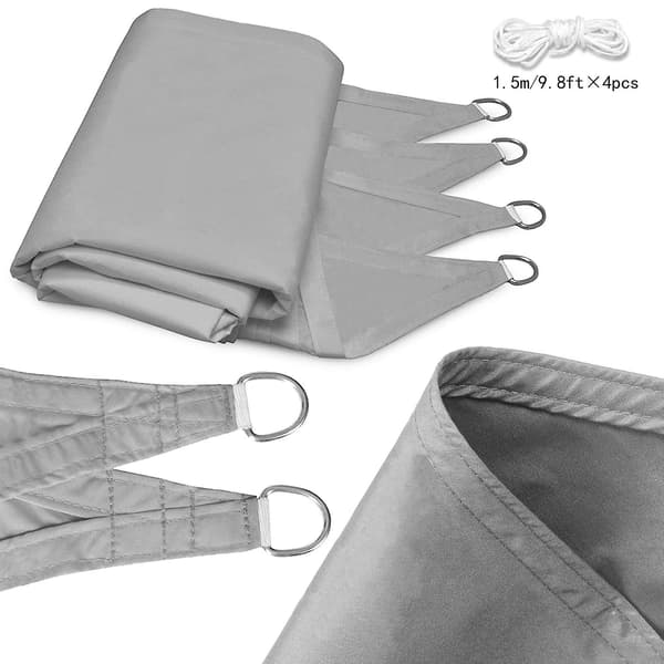 Polyester Solseil Værbeskyttelse UV-beskyttelse For Hage, Terrasse, Camping