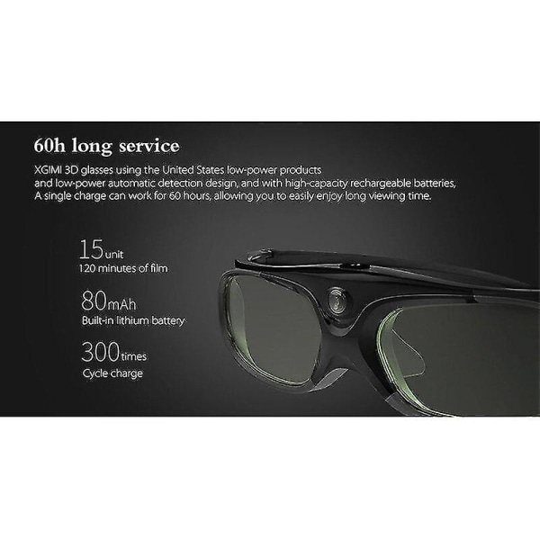 Hot 4 stk Active Shutter 3d Briller Dlp 144hz Optama Acer Benq