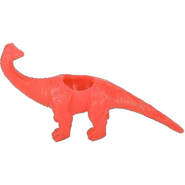 Dinosaur Djur Blomkruka Kaktus Succulent Trädgård Vas Dekoration Orange T-yuhao
