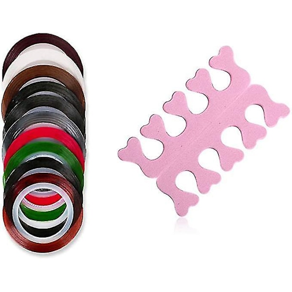 43-delars nagelkonstset för DIY-målning, polering och design