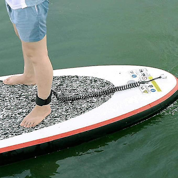 Surfboard-line 10 fot Vannsport Fottau  Elastisk TPU Bein-line