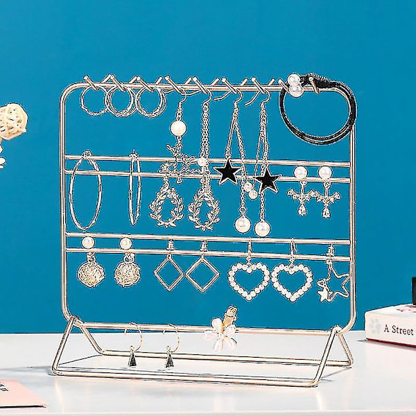 Smyckestativ, Metallörhängeorganisatör, Vacker Halsbandshållare Armband Display, Smycken Org-haoyi-yuhao