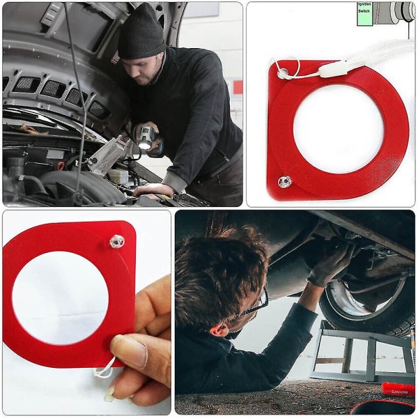 Automaattinen havaitsemislaite Signaalin havaitsemiskortit Autodiagnostiikkatyökalu (punainen) (2 kpl)