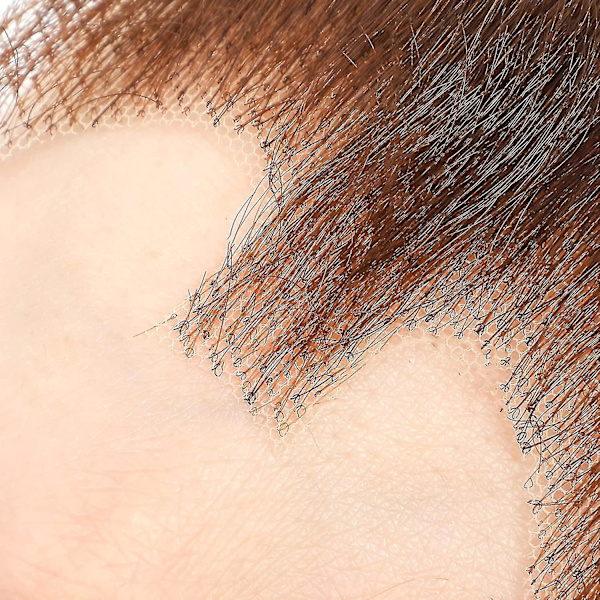 Falskt Skägg Realistiskt 100% Mänskligt Hår Fullt Handbundet Gettskägg Brun För Män Makeup Underhållning/drama (hz06) F1201