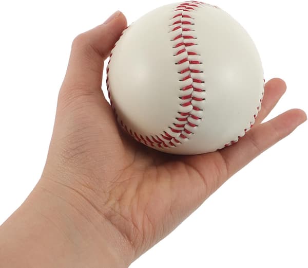 2 stk. lysende baseballbolde til træning, glød i mørket, ungdoms-træningsbaseballbolde, letvægtsplastikbolde