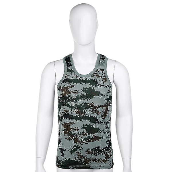 3D Abe Print Vest T-shirt Ærmeløs Mænd Top