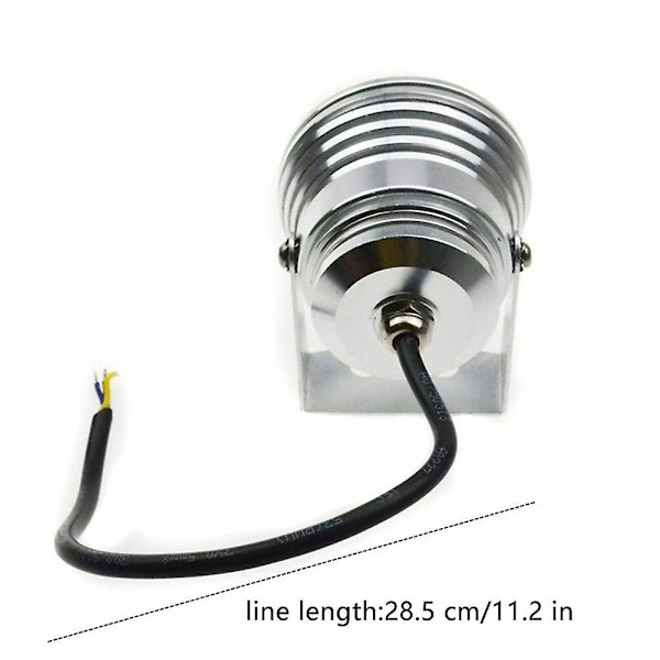 1 stk Fontene Basseng Dam Lys Dc12v 10w Undervannslampe