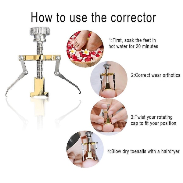 Professional Fingernail Toenail Correction Health Care Tool