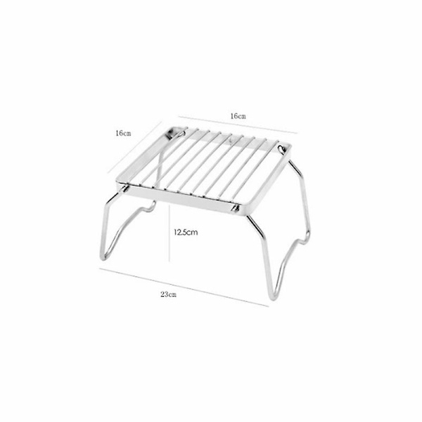 Bærbar Mini Grill for Camping Utendørs