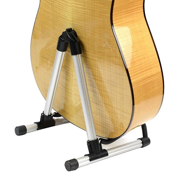 Foldbar Elektrisk/Akustisk Basguitar Stativ A-Ramme