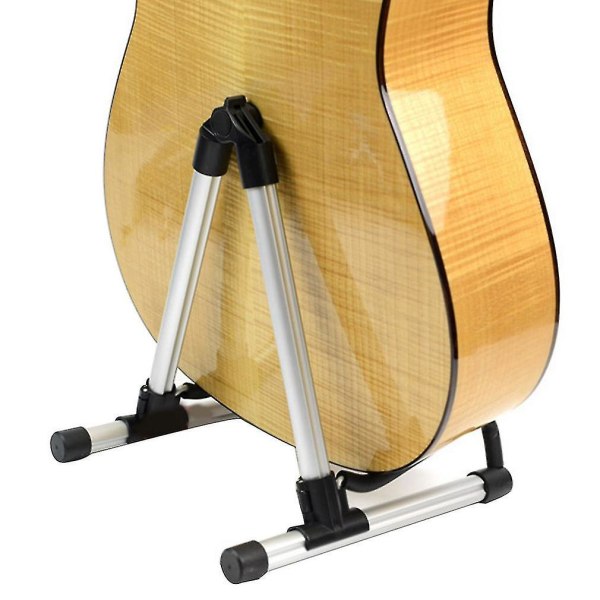 Folding Elektrisk/Akustisk Bass Gitar Stativ A-Ramme