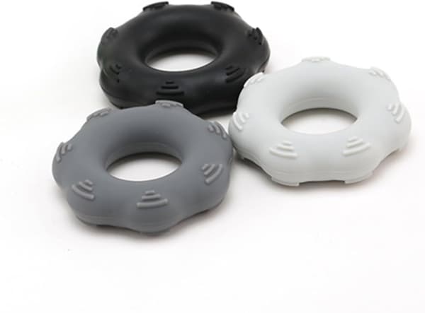 3-pack silikonhandgreppsringset handstärkande träningsverktyg