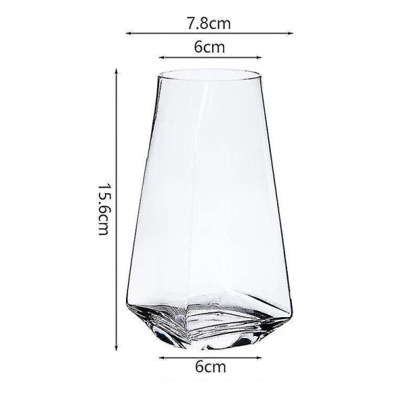 500ml Ins Style Transparent Glas Beer Cup Restaurang Bar