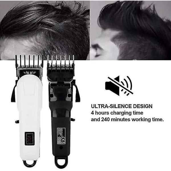 Elektrisk hårklipper Ultrastøjsvagt klipningssæt Voksen
