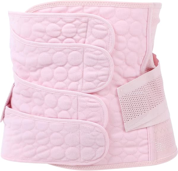 Bälte för postpartum för kvinnor rosa M, magbälte efter kejsarsnitt
