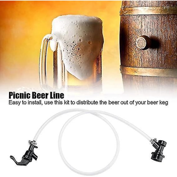 Ball Lock Line Assembly 100cm Beer Hose Party Picnic Hana Tynnyri