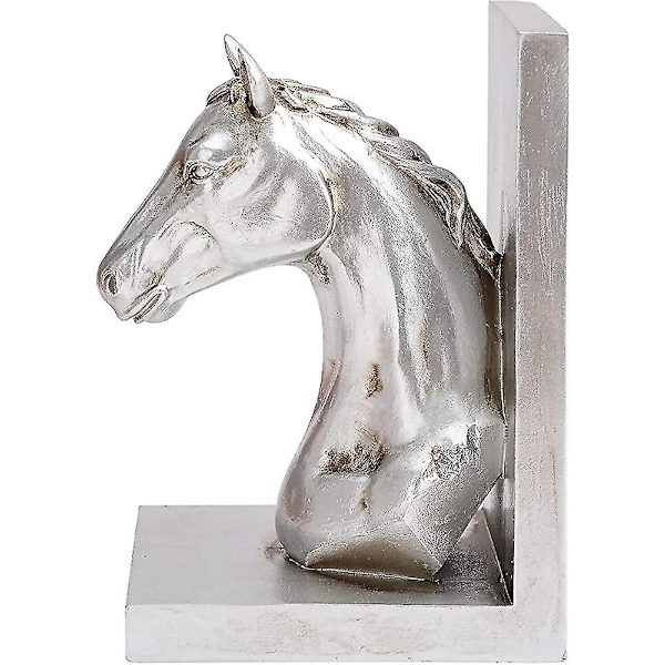 Bokstöd, silver Bokstöd Hästform Bokstöd Hyllbok Stopphållare, 1 par/2 st Present
