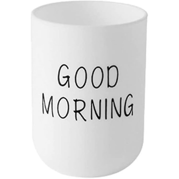 330ml Godmorgon-kopp Tandborsthållare Badrumskopp